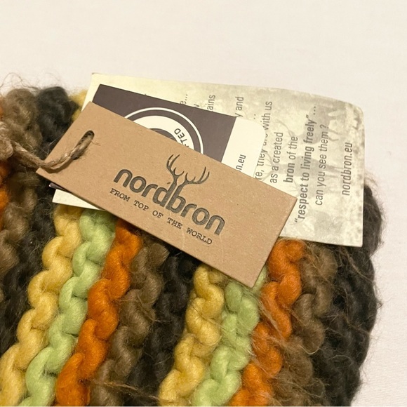 Nordbron Kids Striped Knit Beanie Hat - Picture 3 of 16